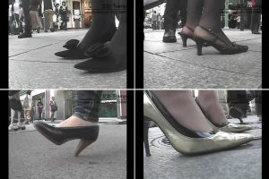偷拍街上美女高跟鞋